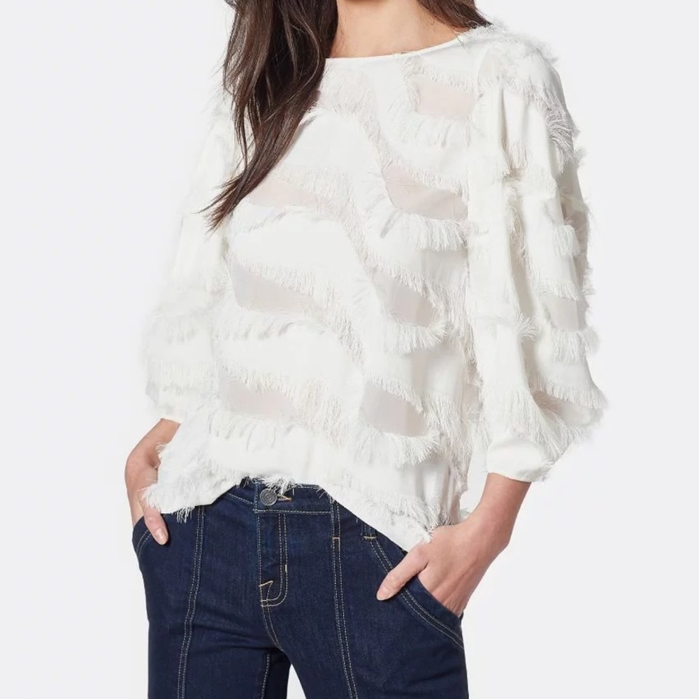 NWT Joie Kinzie Fringe Top